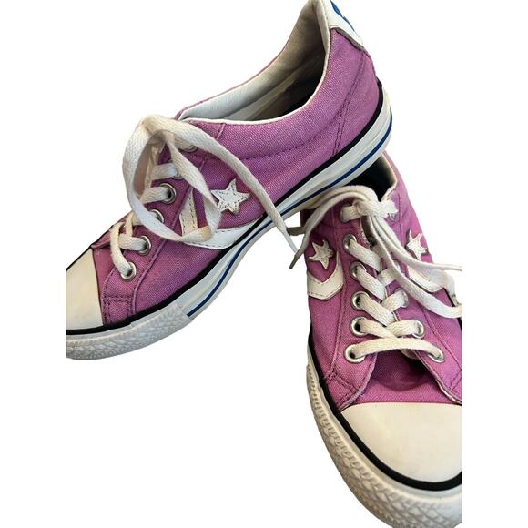 Converse Star Player OX Purple White Low Top Shoes Mens Size 4.5 Sneaker 128651F - Picture 3 of 15